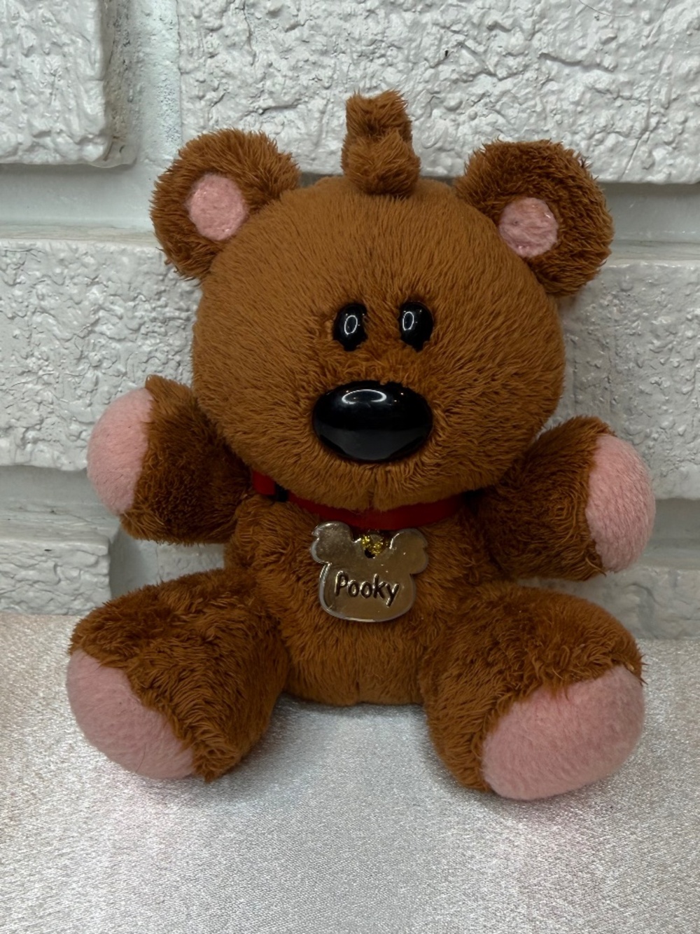 Vintage Ty Beanie Baby Garfield Pooky the Bear Plush